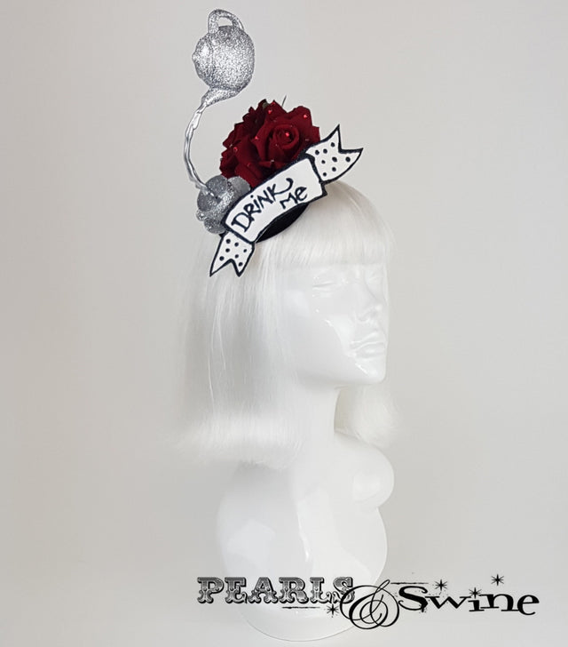 Mad Hatters Tea Party Fascinator, alice in wonderland hat