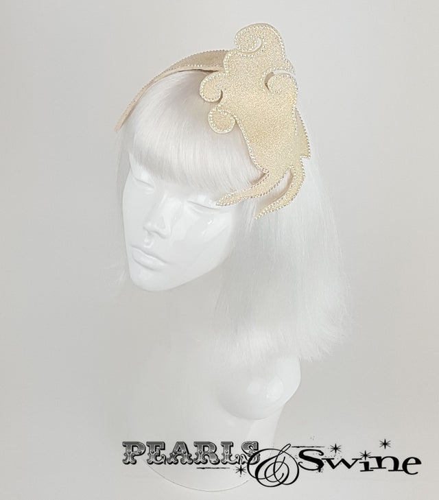 Vintage inspired glitter mermaid unique headpiece