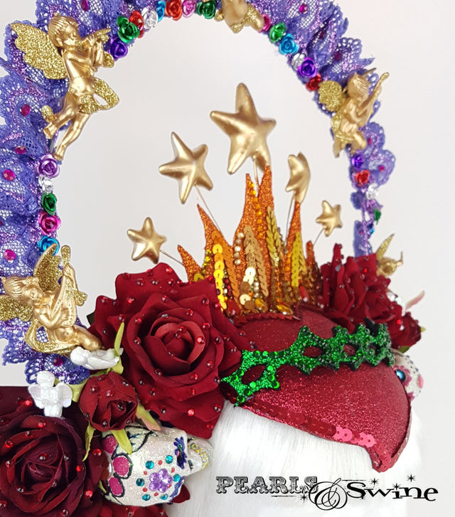 Virgin Mary Mexican Guadalupe sacred heart headdress