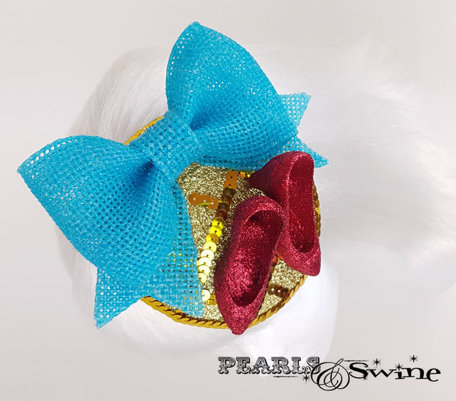 Wizard of Oz Ruby Slippers yellow brick road headpiece