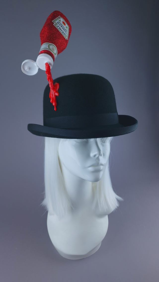 Pearls & Swine: Surreal Tomato Sauce Food Bowler Hat