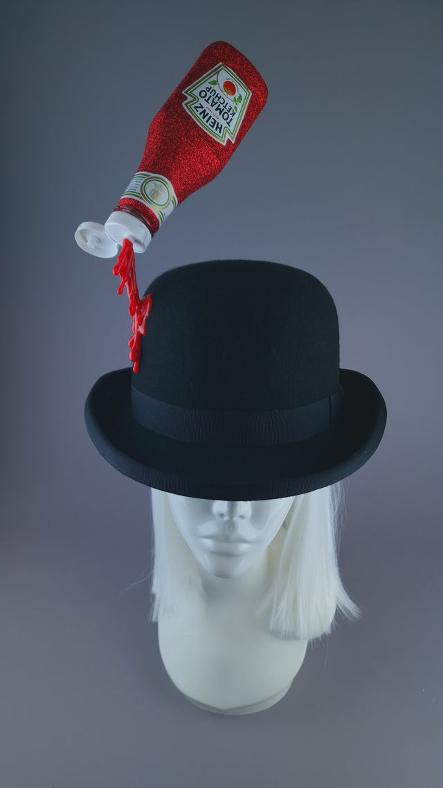 Pearls & Swine: Surreal Tomato Sauce Food Bowler Hat