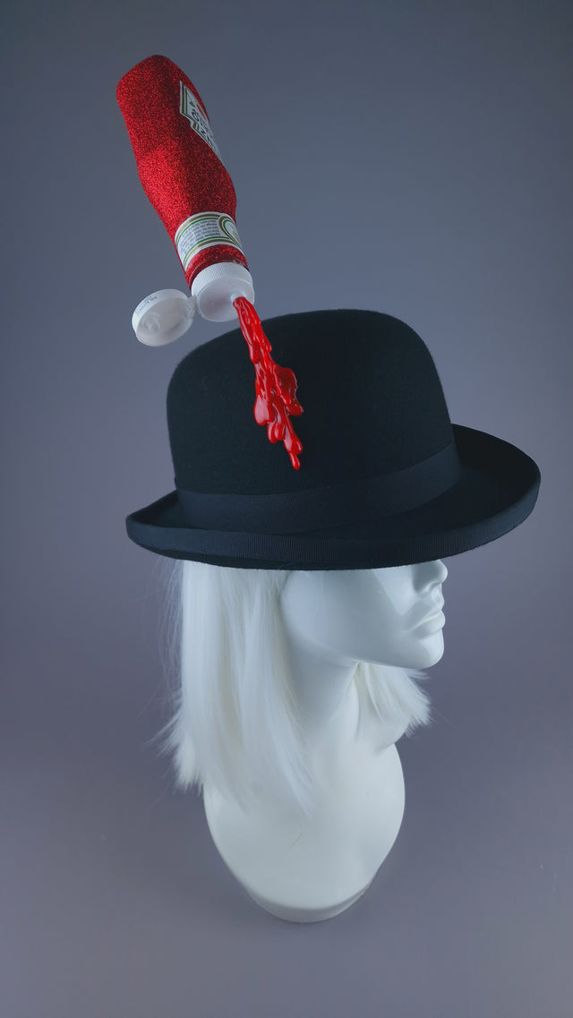 Pearls & Swine: Surreal Tomato Sauce Food Bowler Hat