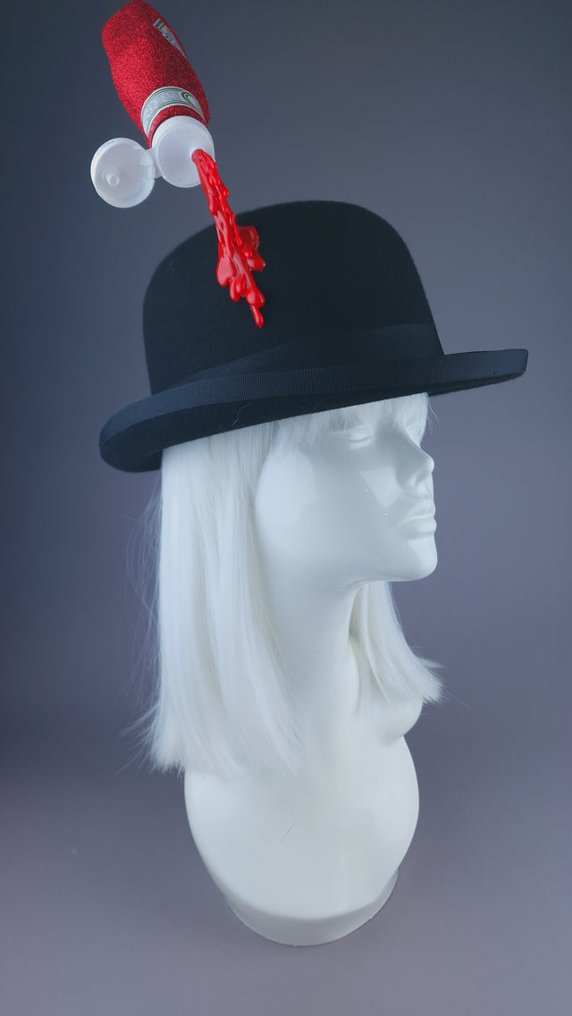Pearls & Swine: Surreal Tomato Sauce Food Bowler Hat