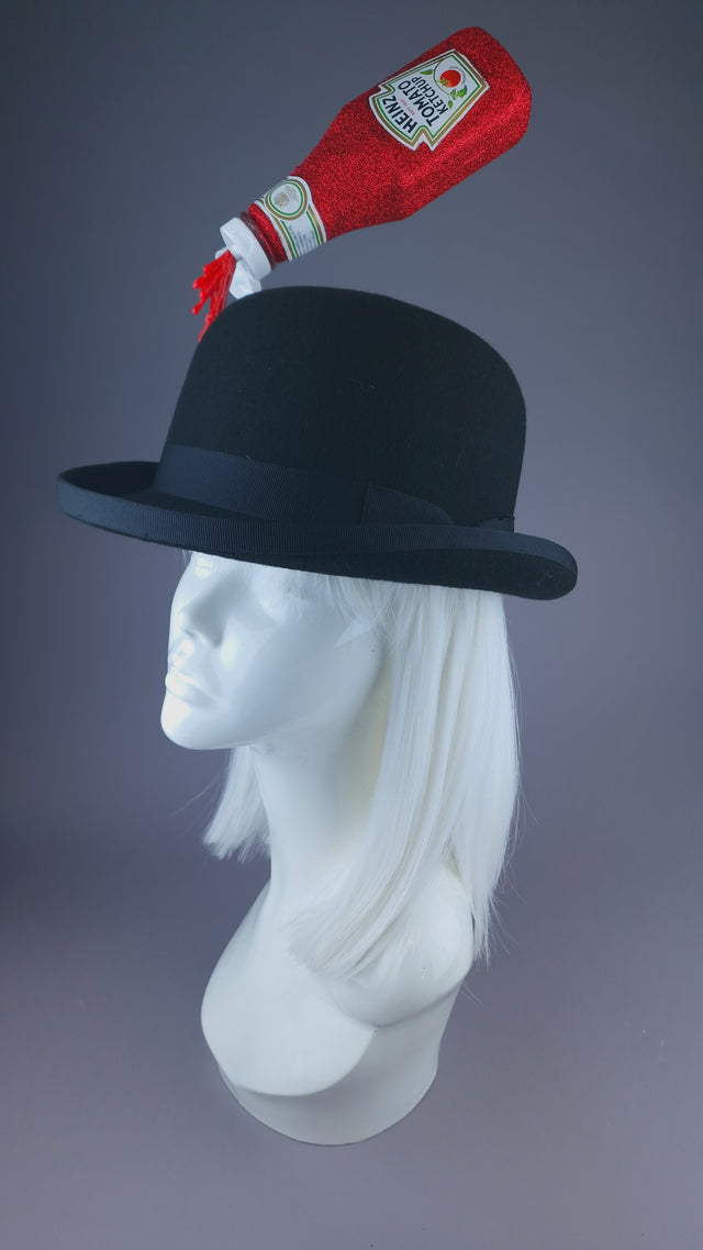 Pearls & Swine: Surreal Tomato Sauce Food Bowler Hat