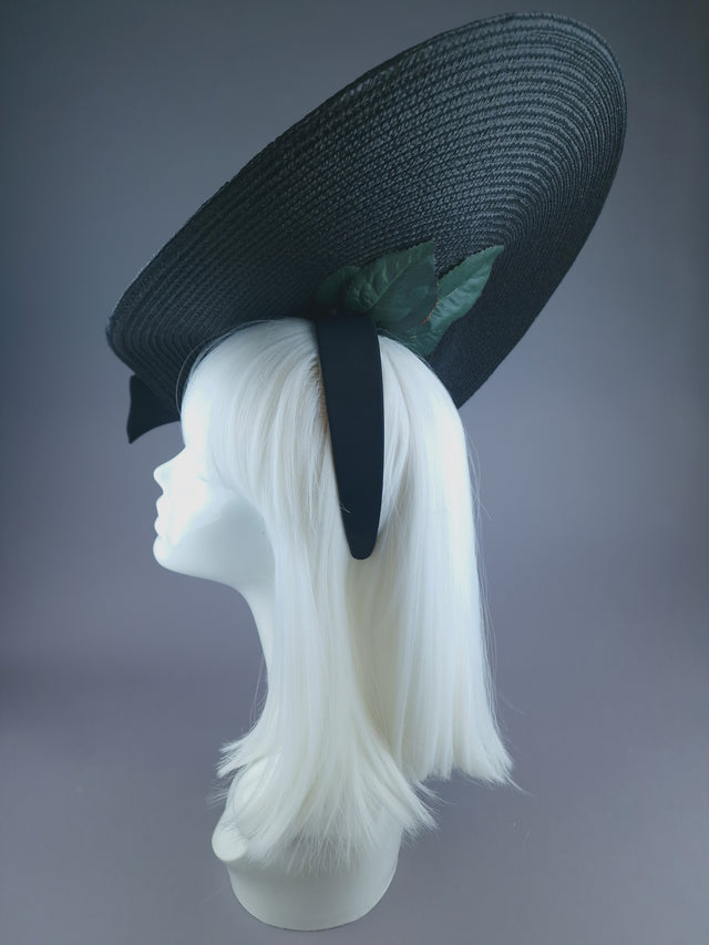 Pearls & Swine: Large Skull & Rose Hat "Eternal"