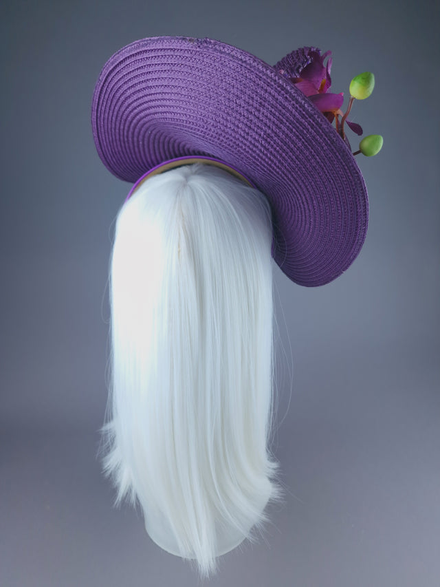 Pearls & Swine: Purple Flower Witches Hat