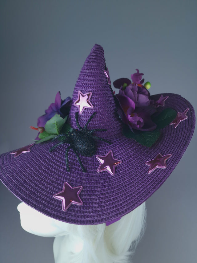 Pearls & Swine: Purple Flower Witches Hat