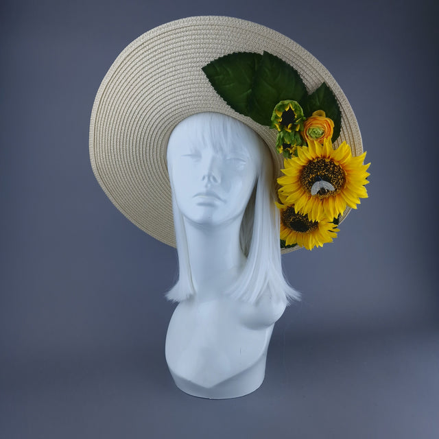 "Cover Me In Sunshine" Wide Brim Summer Sun Hat