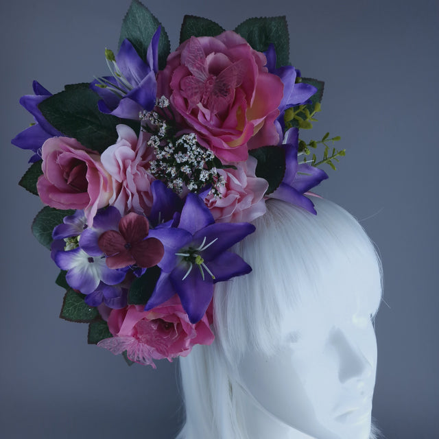 "Naenia" Flower Crown Headband Headpiece
