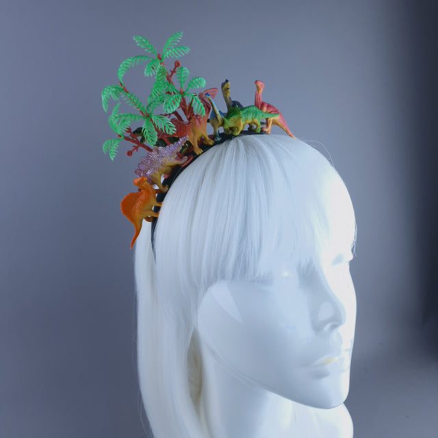 "Big Bang" Dinosaurs & Trees Headpiece