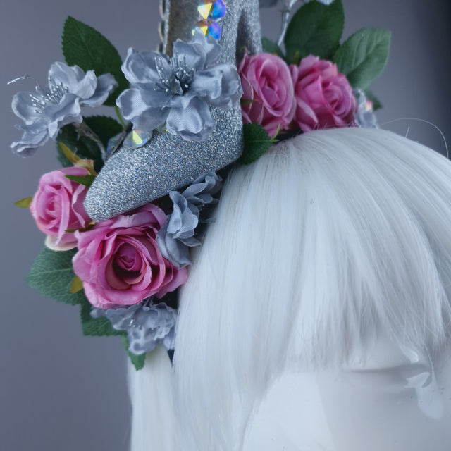 "Cinderella" Shoe Heel Rose Headdress