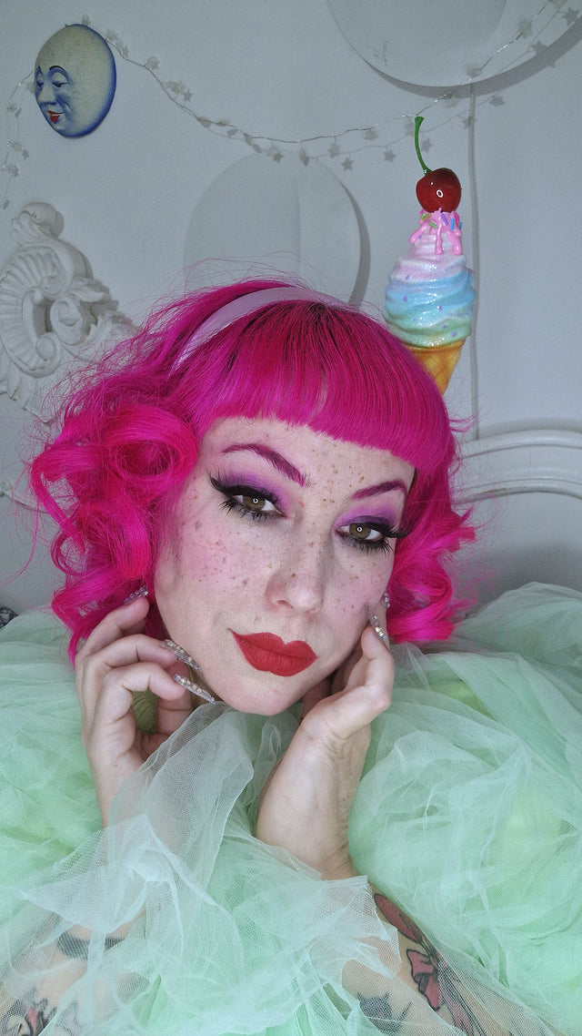 Pearls & Swine: Ice-cream & Cherry Headdress