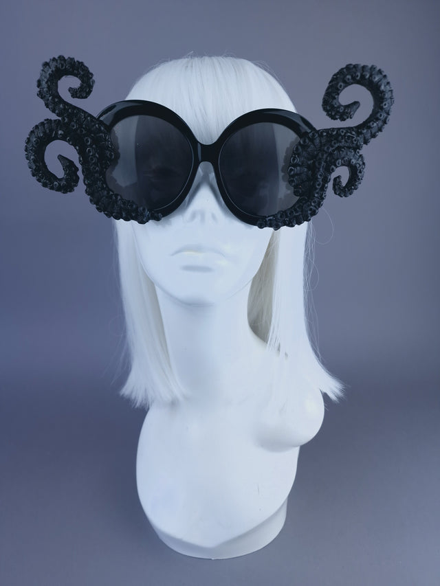 Pearls & Swine: Black Octopus Kraken Tentacle Sunglasses "Tako"