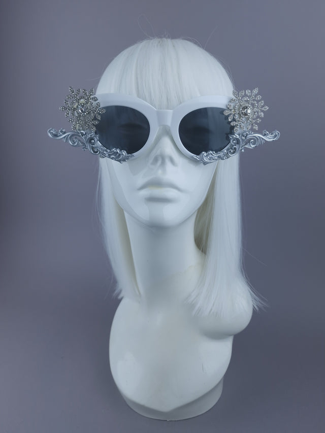 Pearls & Swine: Filigree Sunglasses "Snowflake"