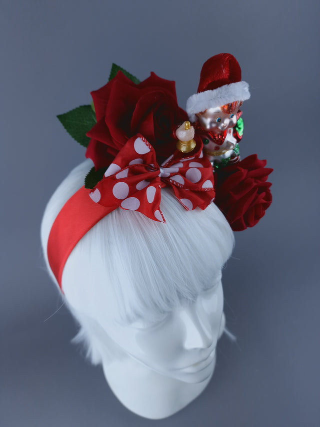 Elf & Roses Xmas Headdress