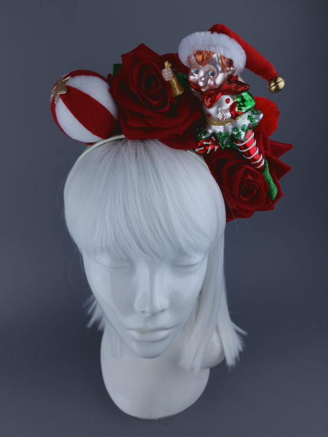 Elf & Roses Xmas Headdress