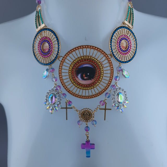 "Troisième" Bradley Doll Eye Necklace