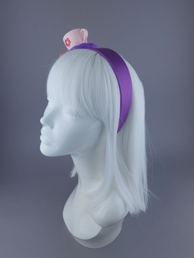 Colourful Tea & Biscuit Headpiece