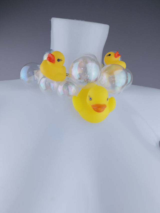 Duck & Bubble Necklace Jewellery