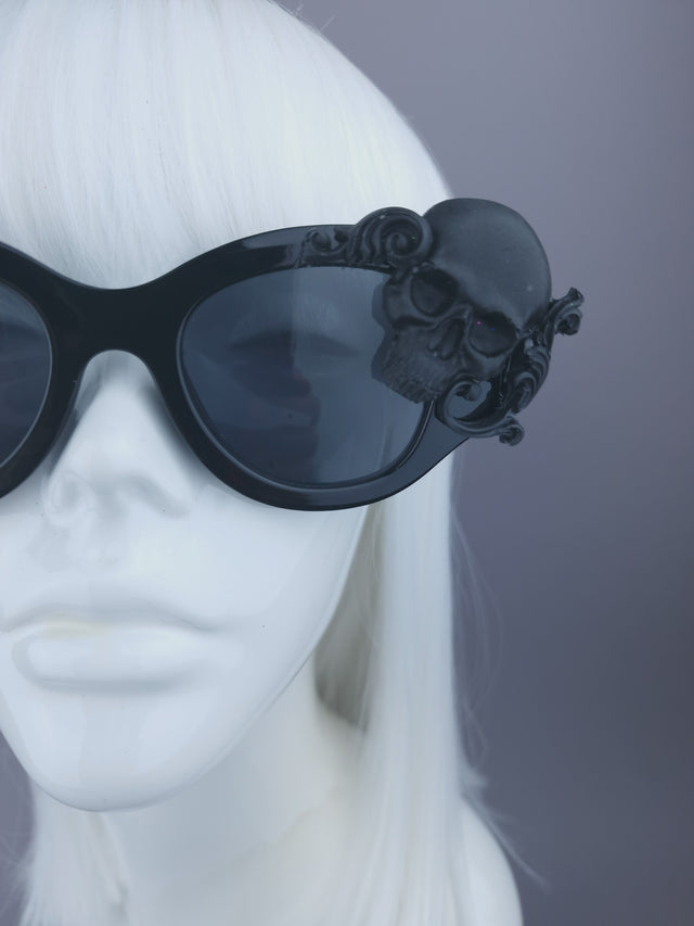 SPECIAL OFFER: Black Skull Filigree Sunglasses