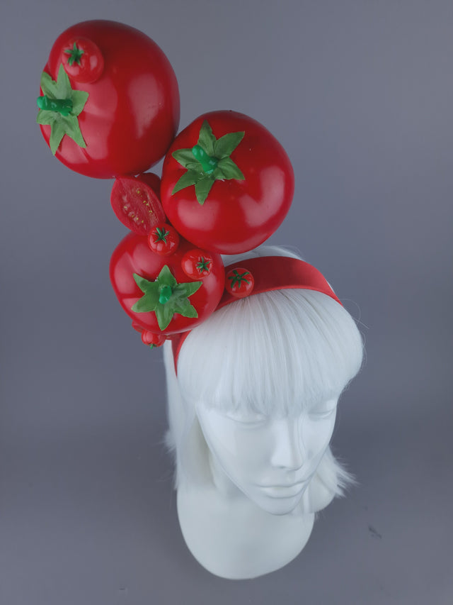 Pearls & Swine: Red Tomato Headpiece
