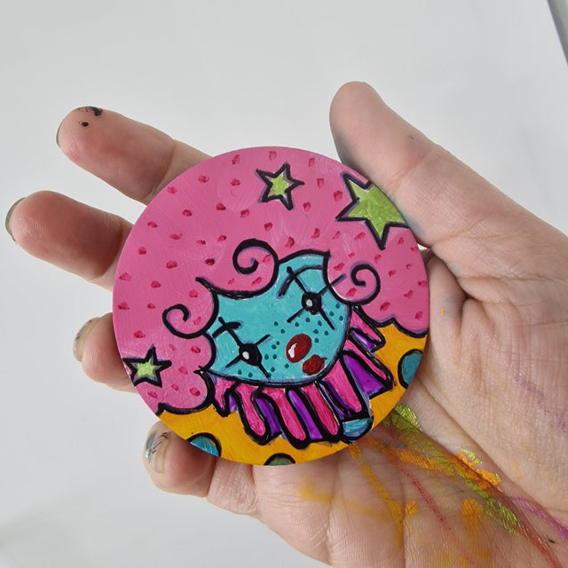 Bink Neptune: Original Clown Painting "Pudding"