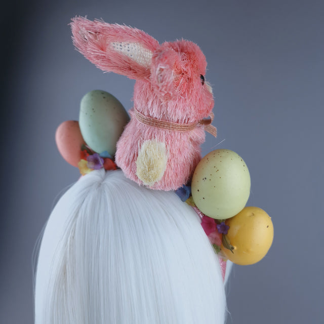 "Easter Bun-net"Pink Bunny Rabbit Headdress