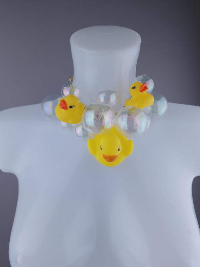 Duck & Bubble Necklace Jewellery