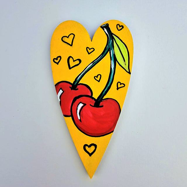Bink Neptune: Original Cherry Painting "On Top"