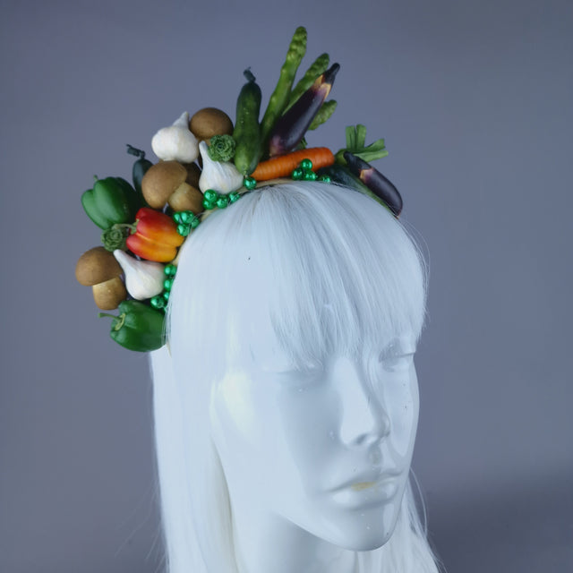 "Demeter" Vegetable Headdress