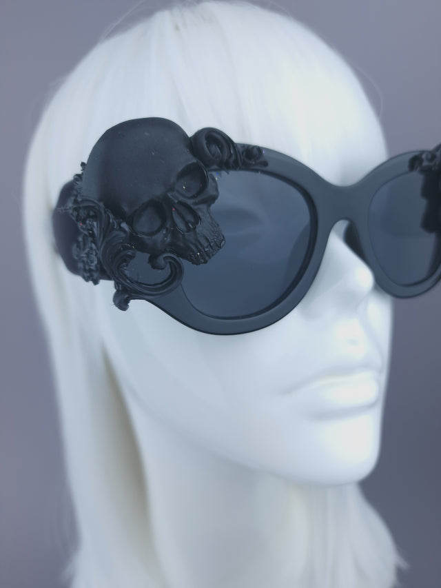 SPECIAL OFFER: Black Skull Filigree Sunglasses