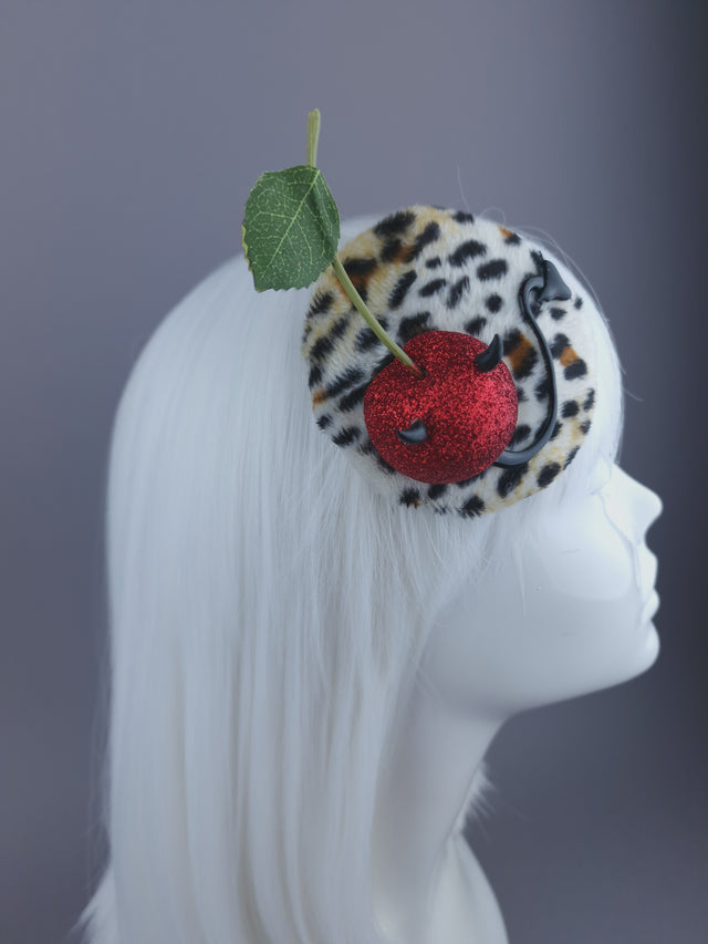 Cherry Devil Mini Fascinator