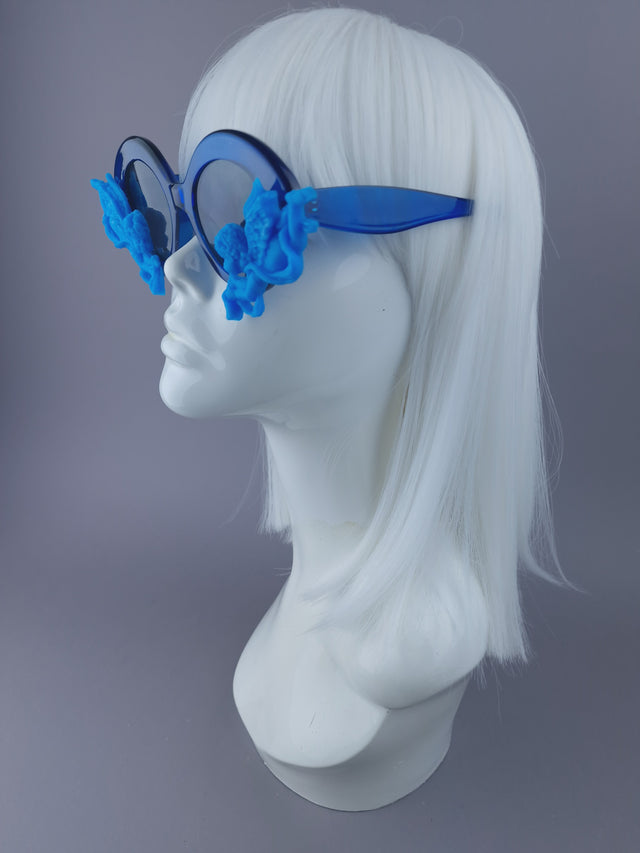 Sample! Blue Cherub Sunglasses