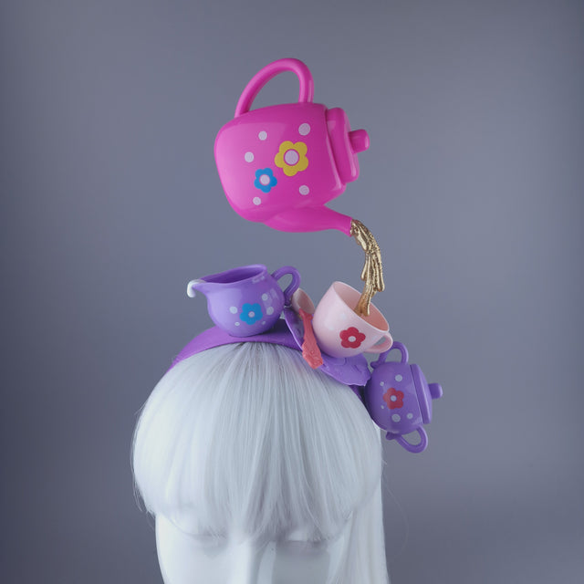 Colourful Teapot Pouring Headpiece