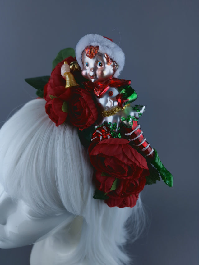 Elf & Roses Xmas Headdress