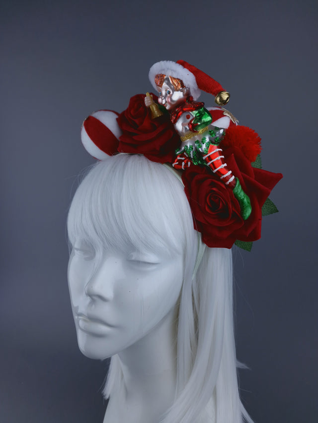 Elf & Roses Xmas Headdress