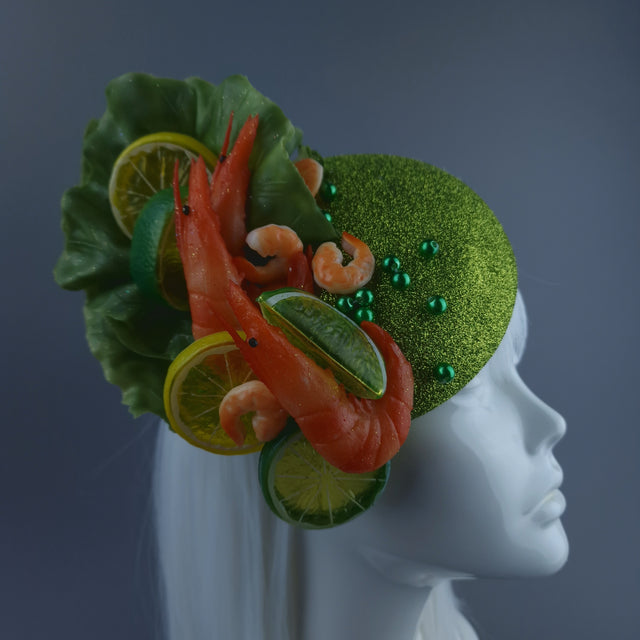 "Crevette Deux" Prawn & Lemon Salad Fascinator Hat