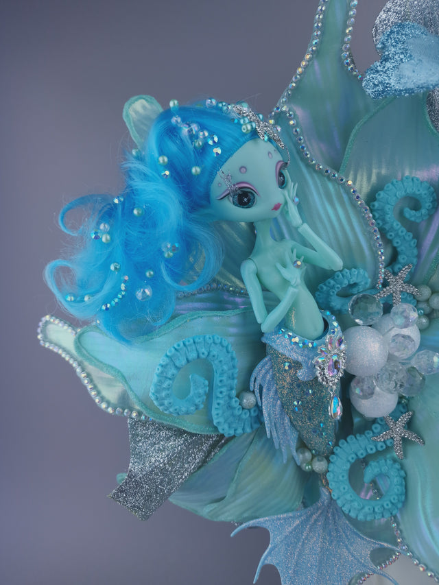 Pearls & Swine: Bespoke Commission Mermaid Headdress with Sunglasses