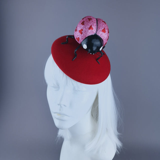 "Luvbug" Giant Ladybird Fascinator Hat
