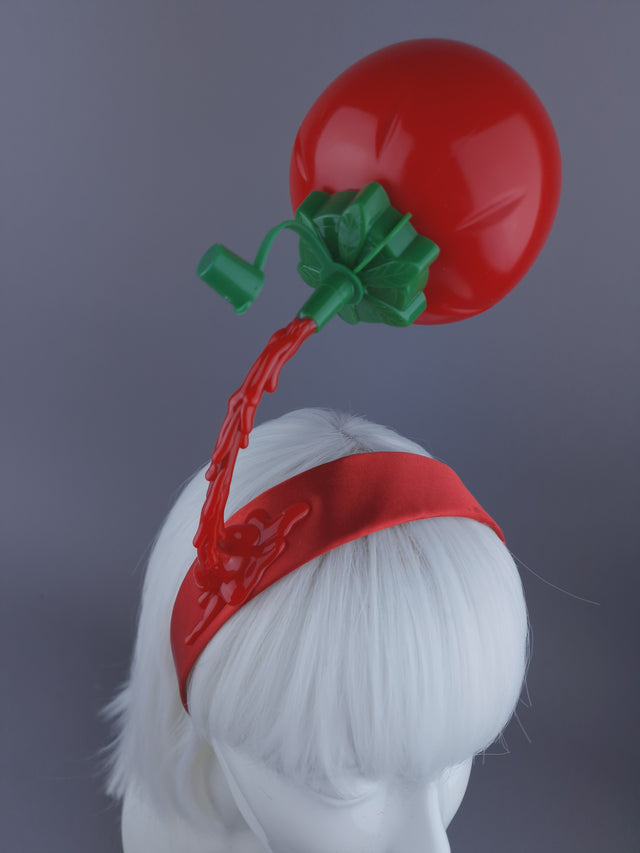 Pearls & Swine: Tomato Sauce Headpiece