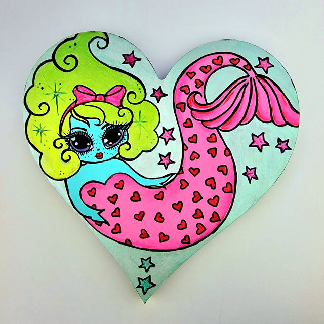Bink Neptune: Original Painting Mermaid "Bubb"