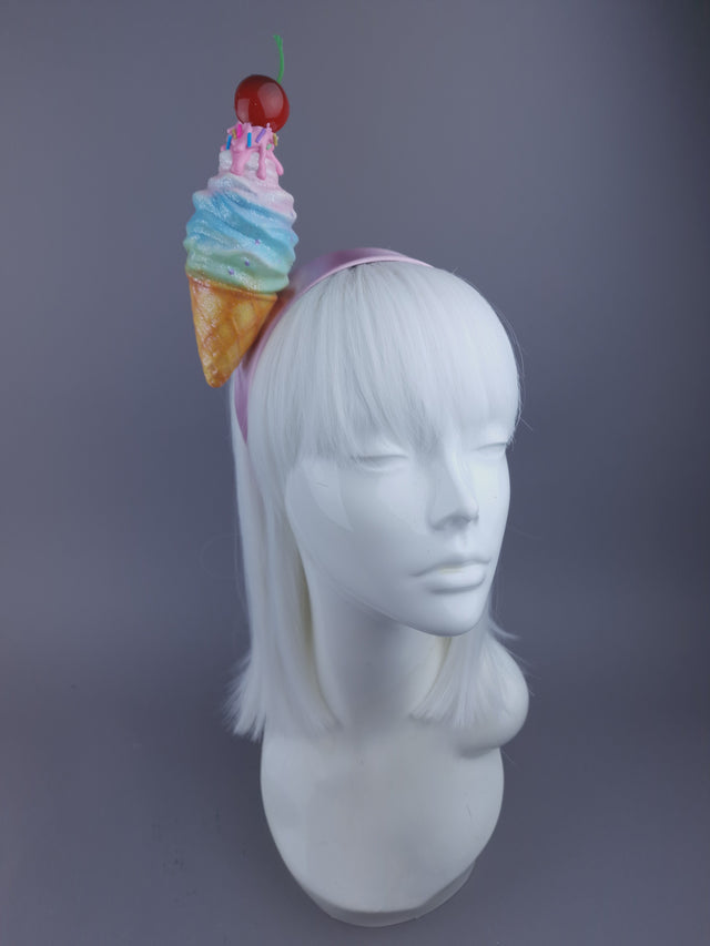 Pearls & Swine: Ice-cream & Cherry Headdress