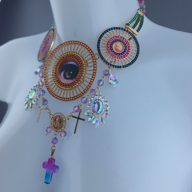 "Troisième" Bradley Doll Eye Necklace