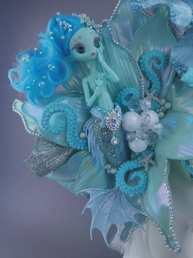 Pearls & Swine: Bespoke Commission Mermaid Headdress with Sunglasses
