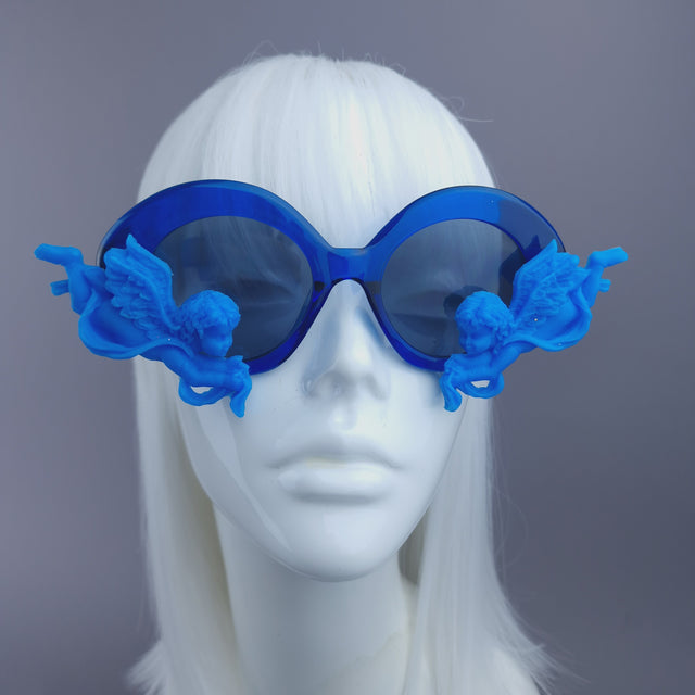Sample! Blue Cherub Sunglasses