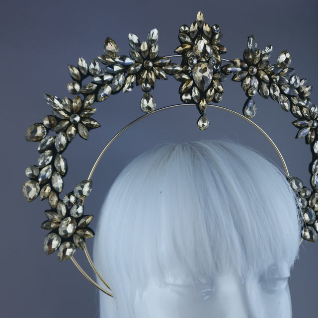 Gold Jewel Halo Headdress