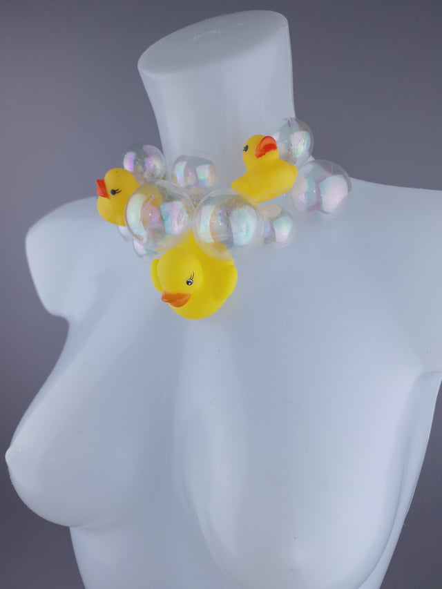 Duck & Bubble Necklace Jewellery
