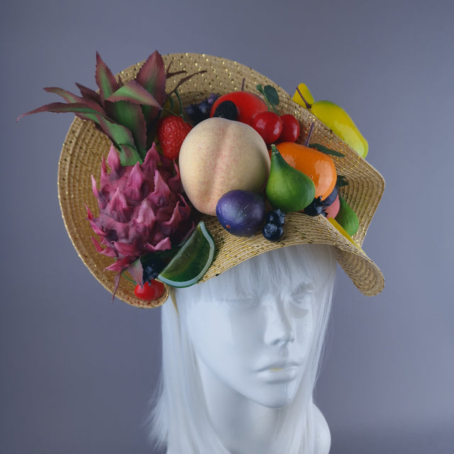 "Frooti" Colourful Fruit Fascinator Hat