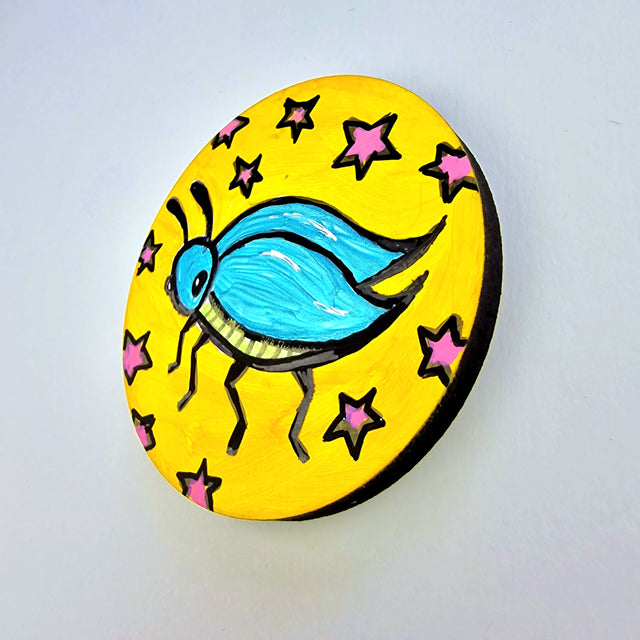 Bink Neptune: Original Beetle Painting "Twinklebug"